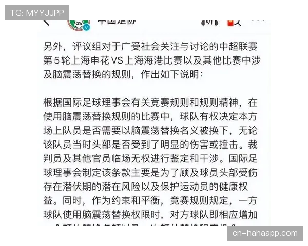 脑震荡换人规则有哪些细节和限制？一次完整解读全过程！